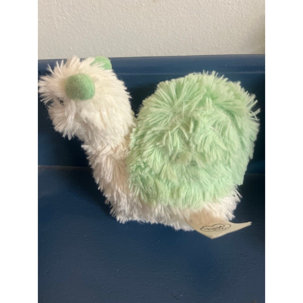 Slumberkins Mint Green Snail Mini Stuffed Animal Plush Limited Edition